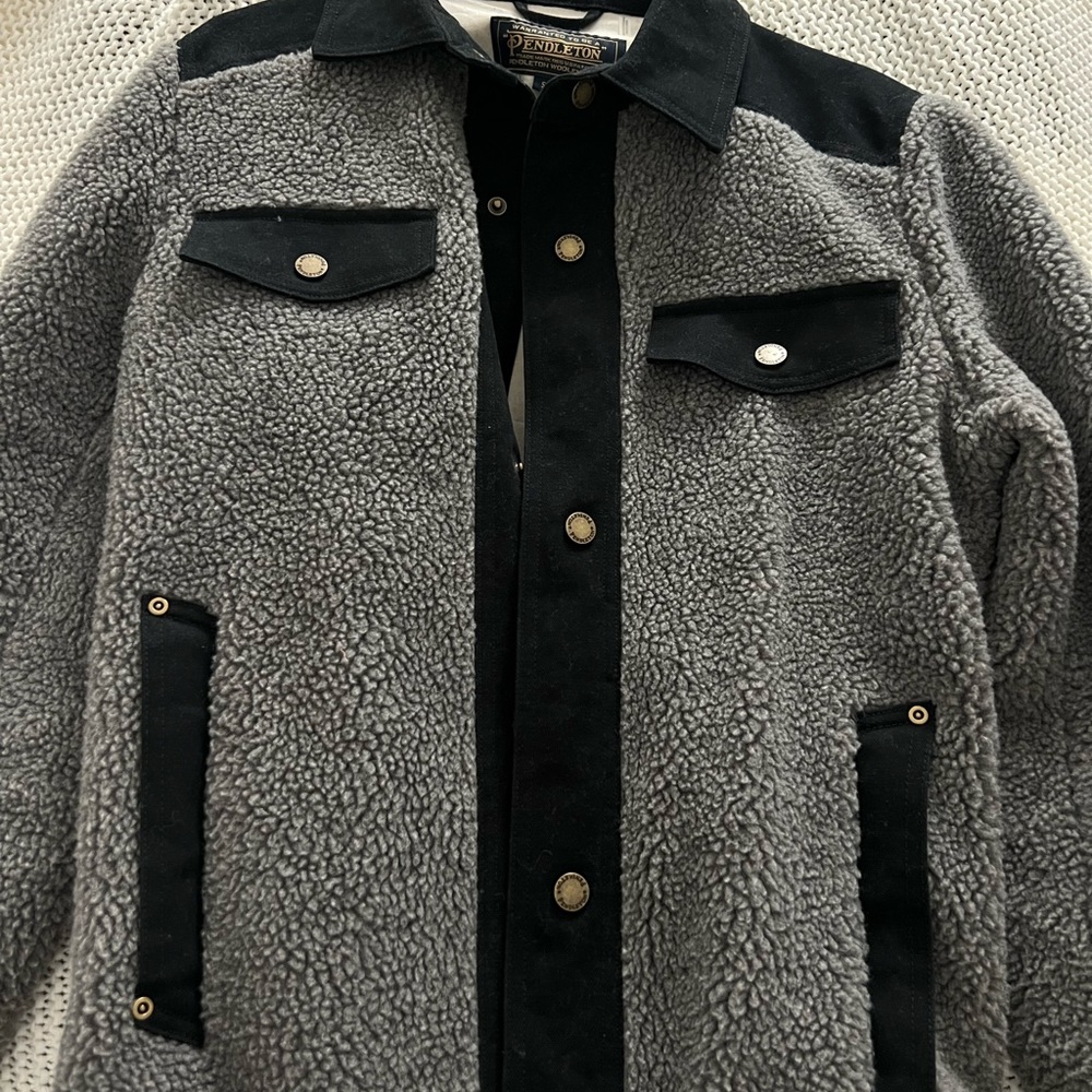 Pendleton Grey Fleece Jacket